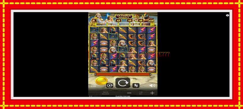 Slot machine Olympus Majesty with access to free game online, picture 1