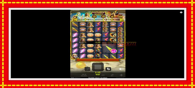 Slot machine Olympus Majesty with access to free game online, picture 2