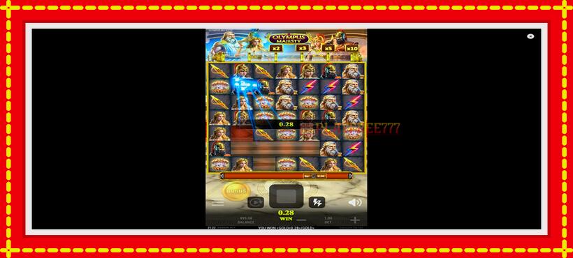 Slot machine Olympus Majesty with access to free game online, picture 4