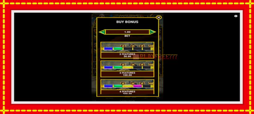 Slot machine Olympus Majesty with access to free game online, picture 5