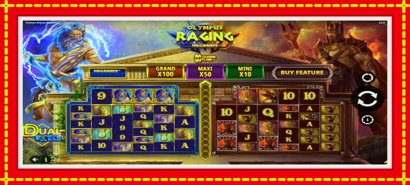 Slot machine Olympus Raging Megaways with access to free game online, picture 1