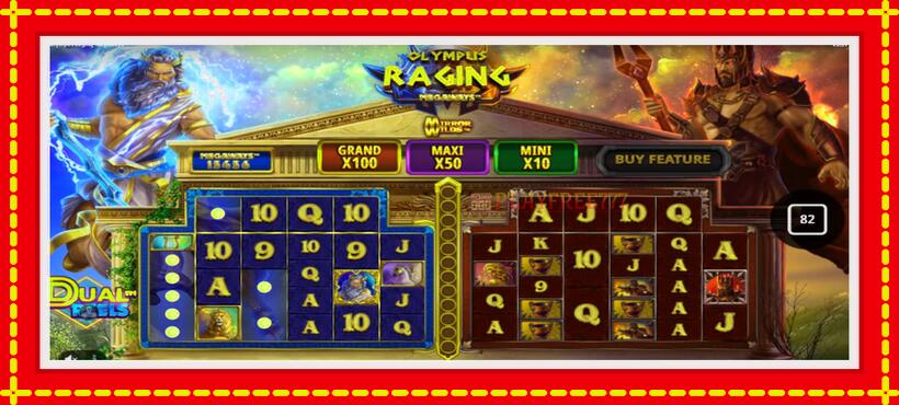 Slot machine Olympus Raging Megaways with access to free game online, picture 3