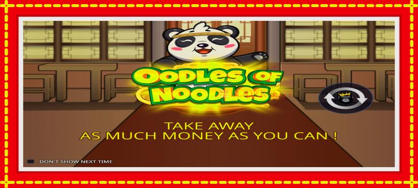 Slot machine Oodles of Noodles with access to free game online, picture 1