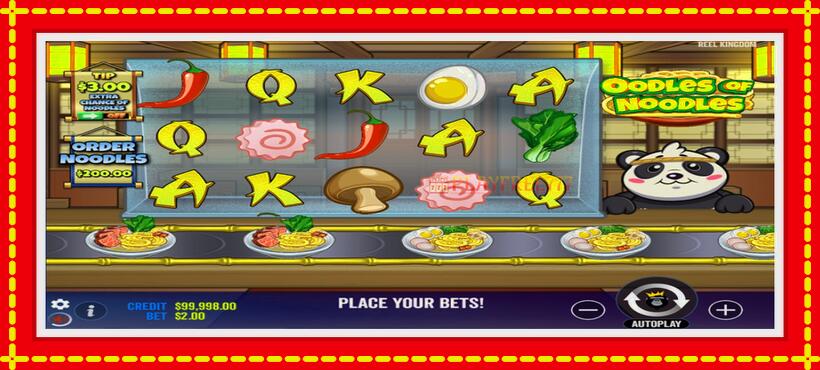 Slot machine Oodles of Noodles with access to free game online, picture 2