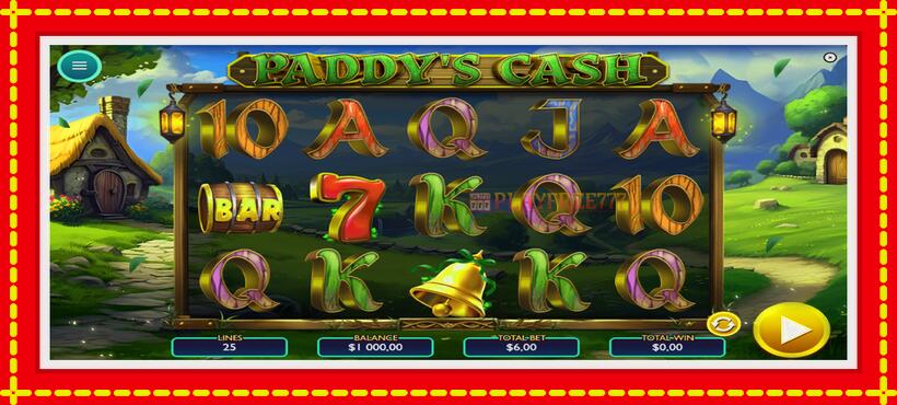 Slot machine Paddys Cash with access to free game online, picture 2