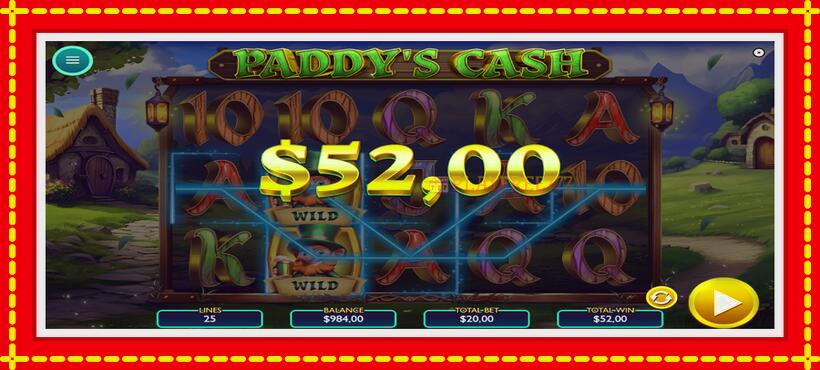 Slot machine Paddys Cash with access to free game online, picture 4