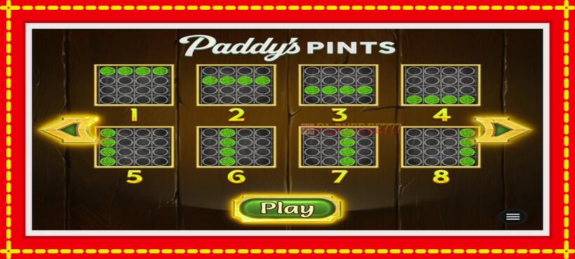 Slot machine Paddys Pints with access to free game online, picture 7