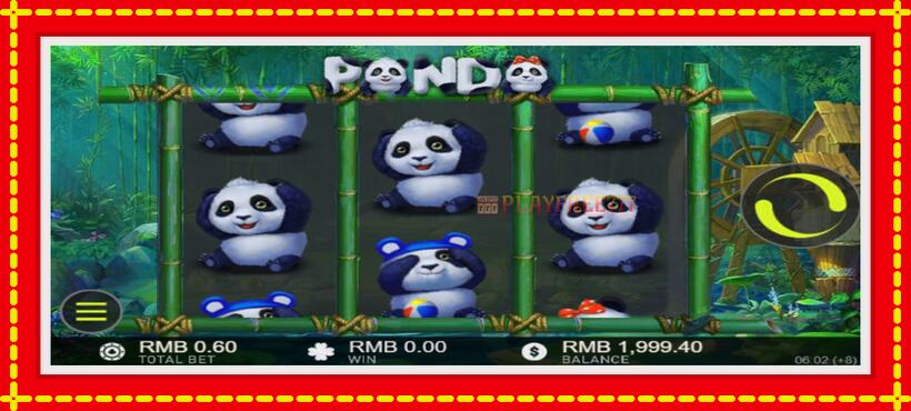 Slot machine Panda with access to free game online, picture 1