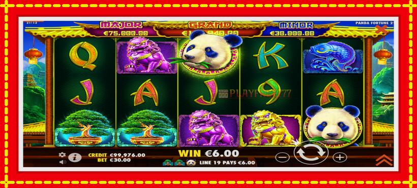 Slot machine Pandas Fortune 2 with access to free game online, picture 3