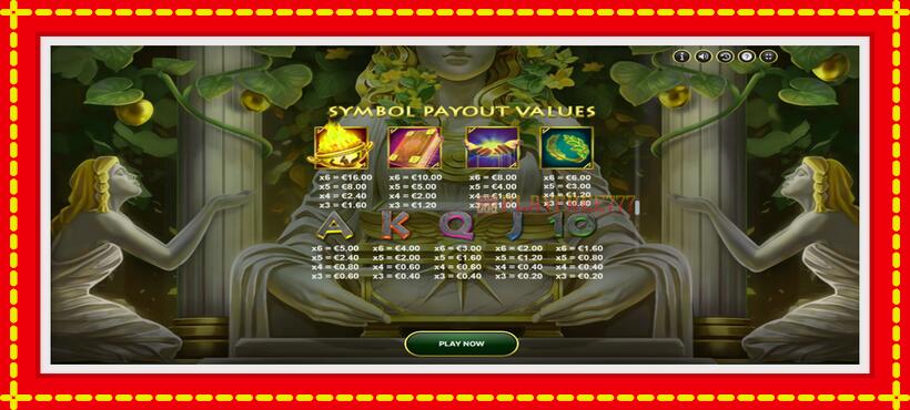 Slot machine Pandoras Treasure with access to free game online, picture 6