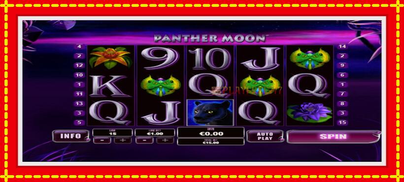 Slot machine Panther Moon with access to free game online, picture 1