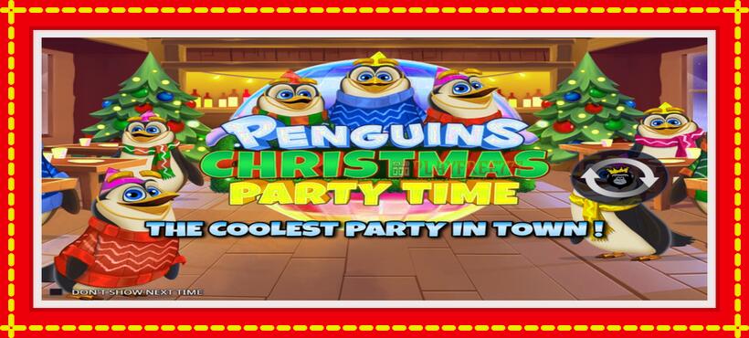 Slot machine Penguins Christmas Party Time with access to free game online, picture 1