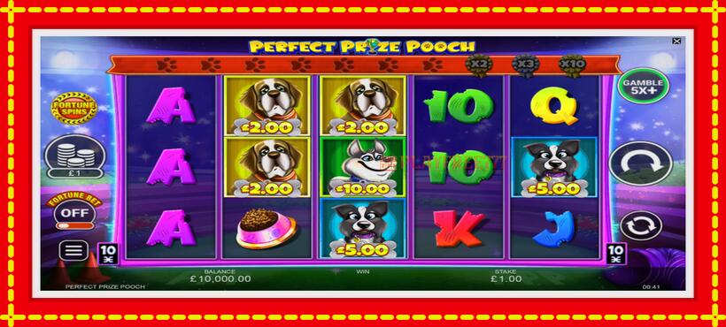 Slot machine Perfect Prize Pooch with access to free game online, picture 2