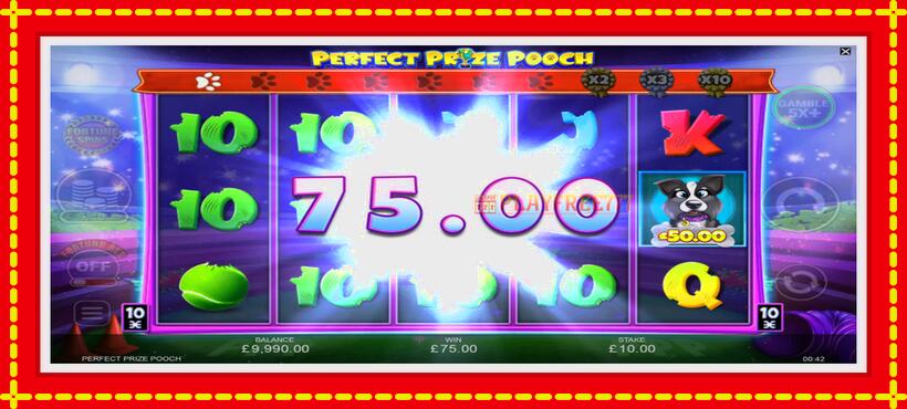 Slot machine Perfect Prize Pooch with access to free game online, picture 3