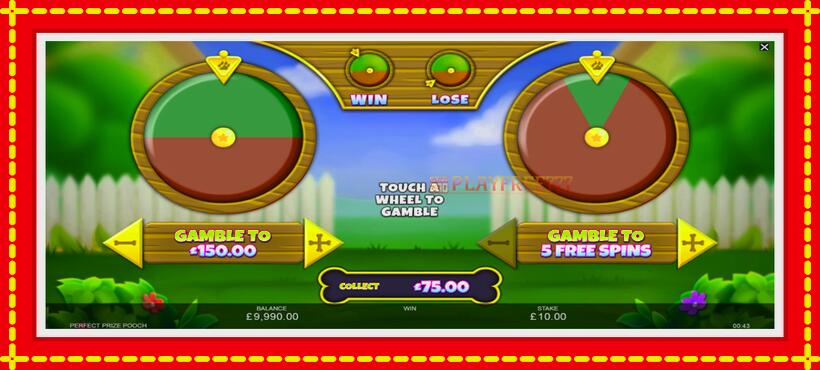 Slot machine Perfect Prize Pooch with access to free game online, picture 4