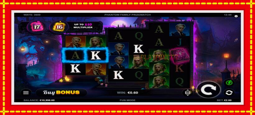 Slot machine Phantom Family PrizeMatch with access to free game online, picture 2