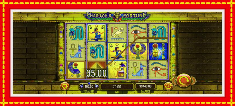 Slot machine Pharaohs Fortune with access to free game online, picture 3