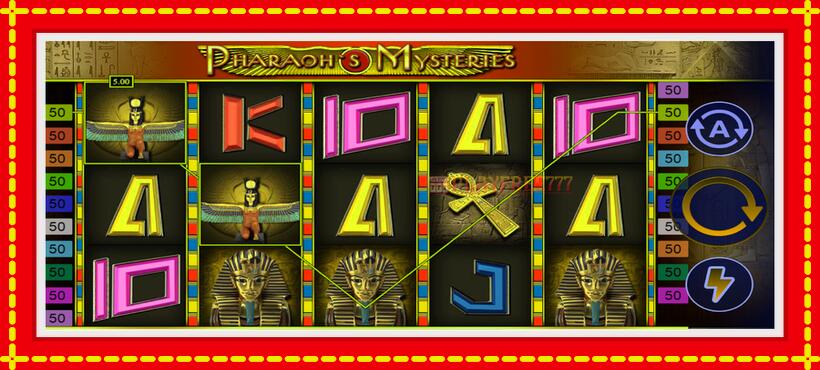 Slot machine Pharaohs Mysteries with access to free game online, picture 3