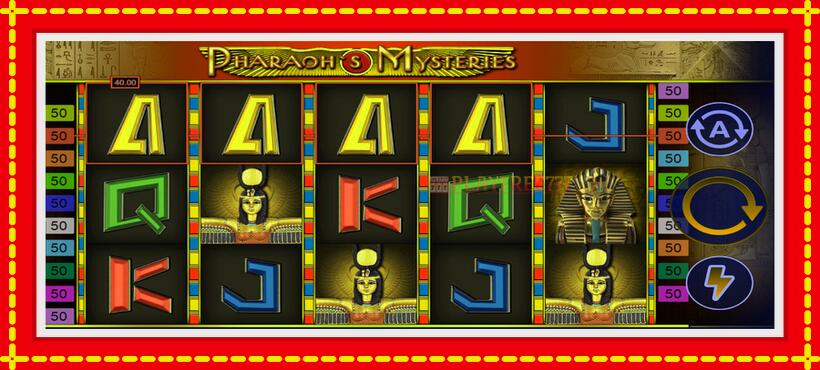 Slot machine Pharaohs Mysteries with access to free game online, picture 4