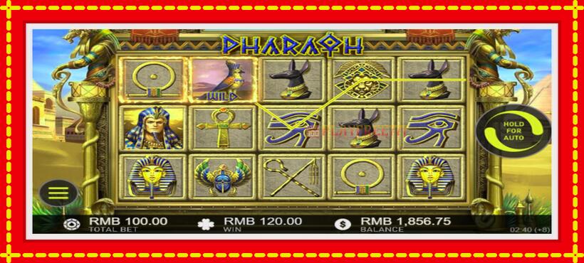 Slot machine Pharaon with access to free game online, picture 4