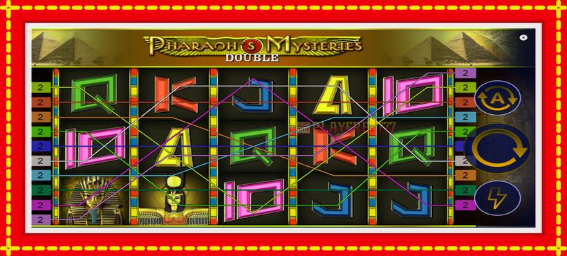 Slot machine Pharaons Mysteries Double with access to free game online, picture 2