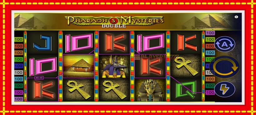 Slot machine Pharaons Mysteries Double with access to free game online, picture 4