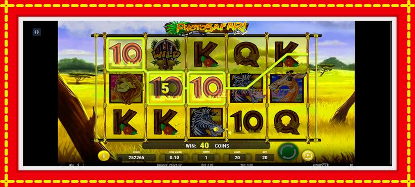 Slot machine Photo Safari with access to free game online, picture 4