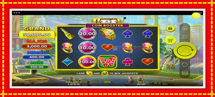 Slot machine Pig City Life with access to free game online, picture 2