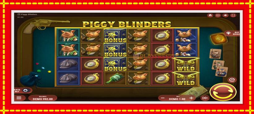 Slot machine Piggy Blinders with access to free game online, picture 3