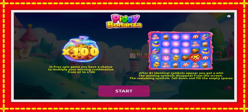 Slot machine Piggy Bonanza with access to free game online, picture 1