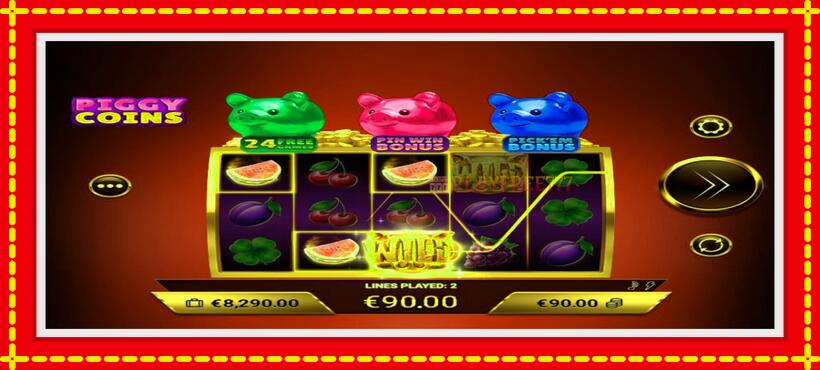 Slot machine Piggy Coins with access to free game online, picture 5