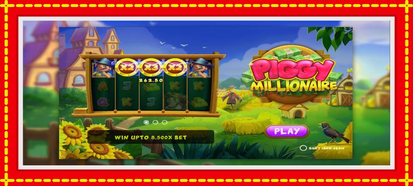 Slot machine Piggy Millionaire with access to free game online, picture 1