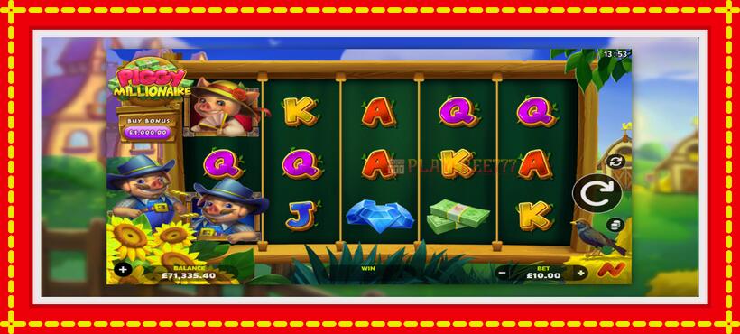 Slot machine Piggy Millionaire with access to free game online, picture 2