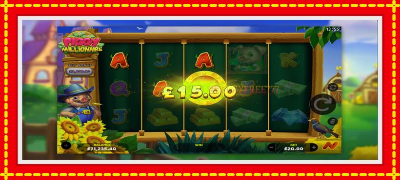 Slot machine Piggy Millionaire with access to free game online, picture 4