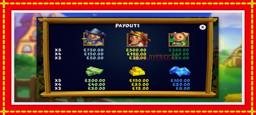 Slot machine Piggy Millionaire with access to free game online, picture 6