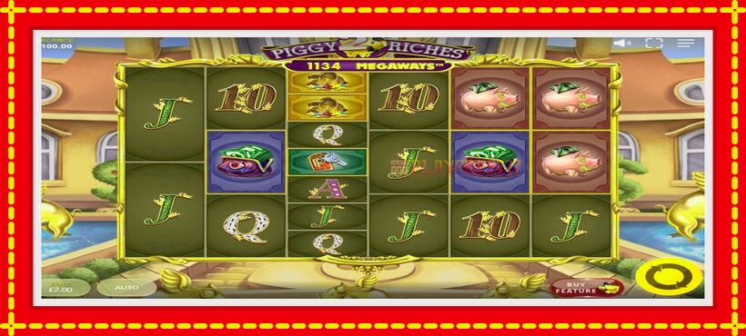 Slot machine Piggy Riches 2 Megaways with access to free game online, picture 1