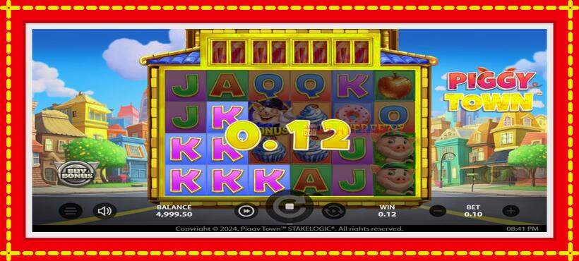 Slot machine Piggy Town with access to free game online, picture 2