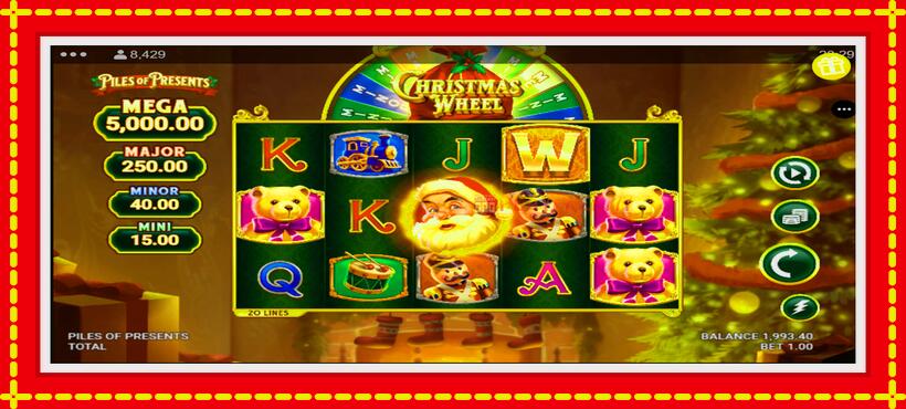 Slot machine Piles of Presents with access to free game online, picture 1