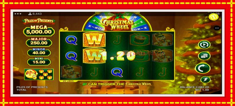 Slot machine Piles of Presents with access to free game online, picture 7