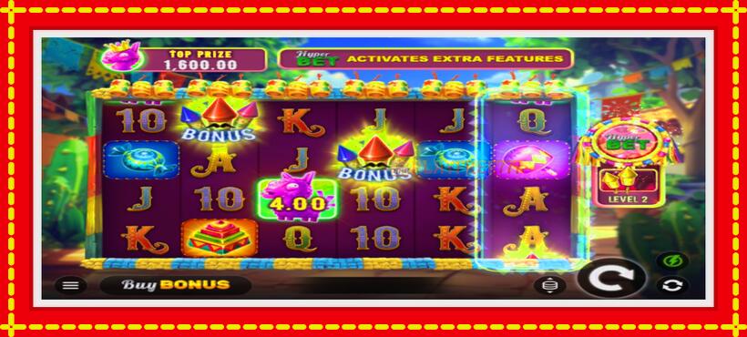 Slot machine Pinata Burst with access to free game online, picture 2