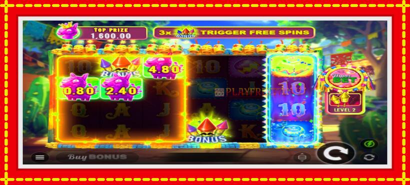 Slot machine Pinata Burst with access to free game online, picture 3