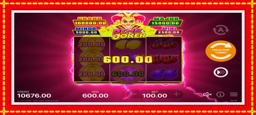 Slot machine Pink Joker with access to free game online, picture 3