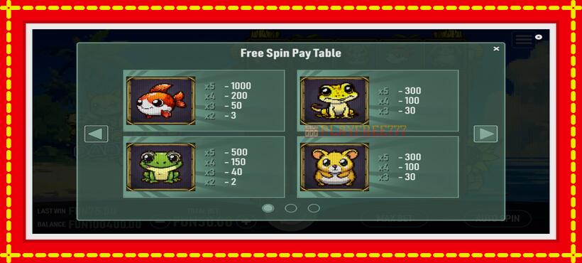 Slot machine Pixel Pets Paradise with access to free game online, picture 6