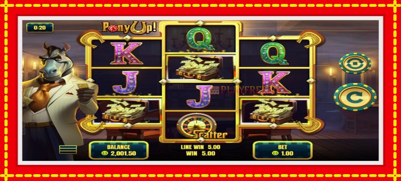 Slot machine Pony Up with access to free game online, picture 3