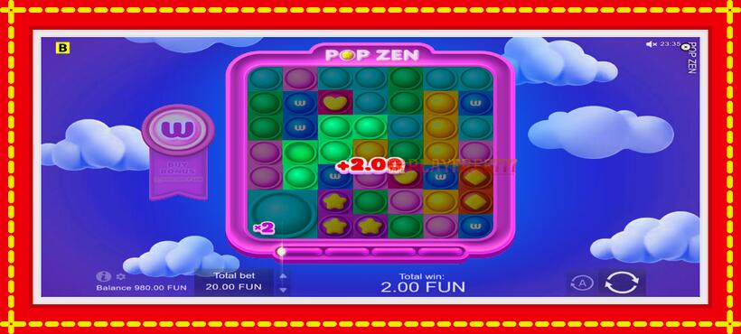 Slot machine Pop Zen with access to free game online, picture 3