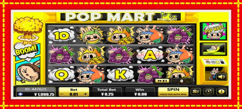 Slot machine Popmart with access to free game online, picture 1