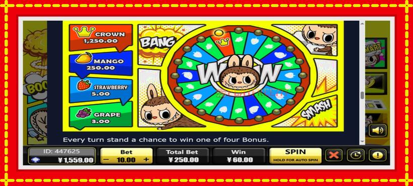 Slot machine Popmart with access to free game online, picture 5