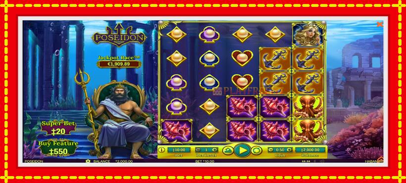 Slot machine Poseidon with access to free game online, picture 2