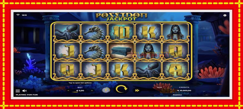 Slot machine Poseidon Jackpot with access to free game online, picture 1