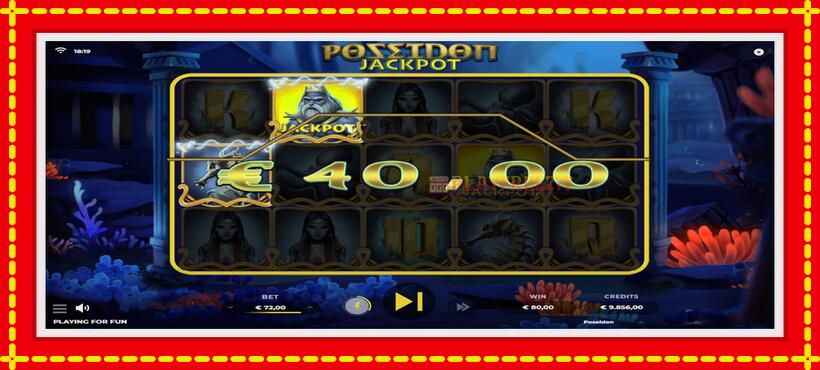 Slot machine Poseidon Jackpot with access to free game online, picture 4